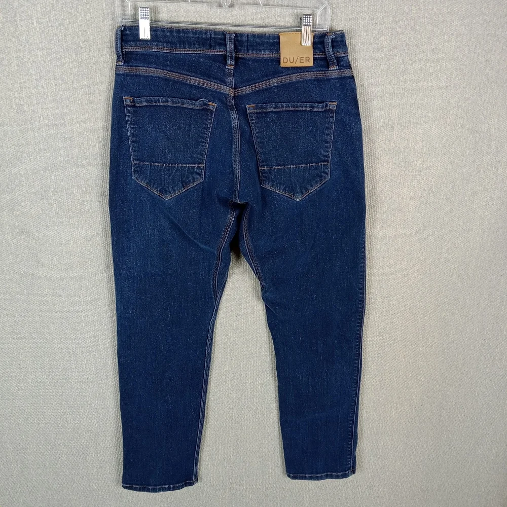 DUER L2X Performance Denim Relaxed Fit Jeans Men's 31x30 Blue Stretch Gorpcore